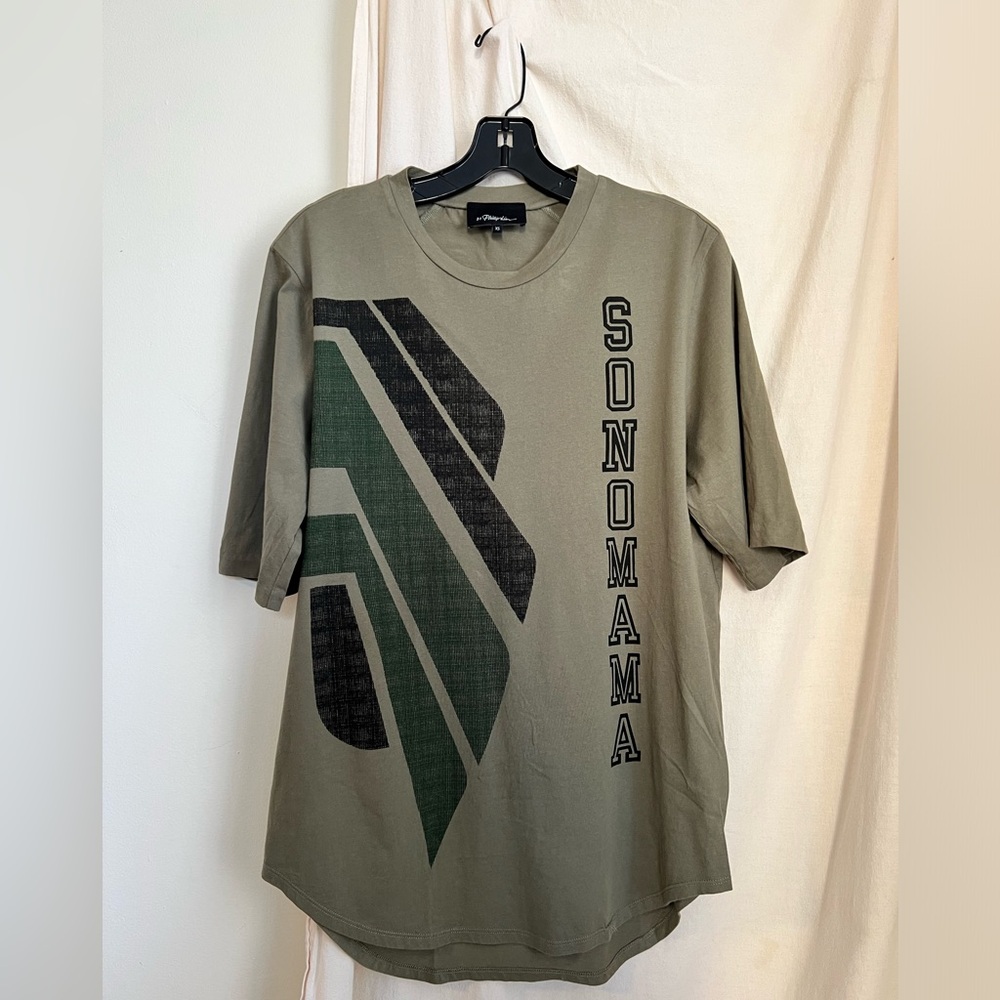 3.1 Phillip Lim ‘Sonomama’ Army Green T-Shirt sz XS